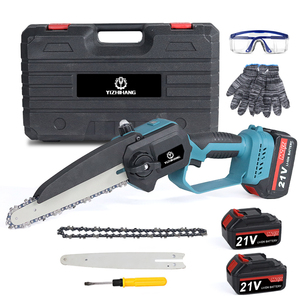 เลื่อยโซ่ยนต์ไร้สาย F FDLJ Brushless Mini Chainsaw 21V ขนาด 8 นิ้ว พร้อมแบตเตอรี่ 4Ah - Product Image 3