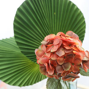 PU feuille de bananier artificielle et feuille de palmier feuille de tournesol vert mode décoration de la maison pour l'arrangement de fleurs de Thanksgiving - Product Image 5