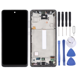 ชุดประกอบหน้าจอ LCD และเครื่องอ่านพิกัดครบชุดพร้อมกรอบสำหรับ Samsung Galaxy A52 5G <span class=keywords><strong>สาย</strong></span>เฟล็กซ์ LCD SM-A526 - Product Image 2