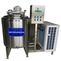 Mini machine froide instantanée de pasteurisation 500 pasteurisateur de 200 litres pour la glace
