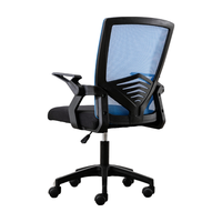 Mobilier de bureau Fauteuil inclinable à dossier Mesh Nylon Leg Support Executive Ergonomique Fauteuil de bureau pivotant à roulettes pour ordinateur