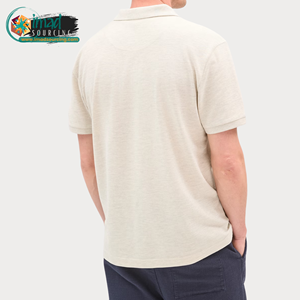 Polo de Alta Calidad para Hombre, Manga Corta, Tejido de Punto, Casual, Transpirable, Cómodo, Logotipo Personalizado, Fabricación OEM, Venta al Por Mayor, Moda - Product Image 3