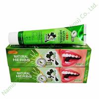 Dentifrice aux herbes naturelles Capios 110g, formule à base de plantes, saveur menthe fraîche, nettoyage buccal en profondeur, protection contre les caries