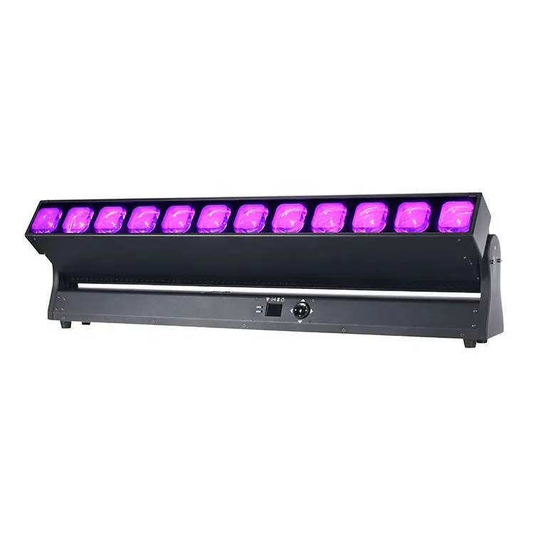 Barre lumineuse led mobile de haute qualité 12 pièces 60w rgbw night club bar disco dj stage lights