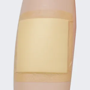 Sınırlanmış yüksek emicilik sakrum yara şifa pansuman cilt rengi silikon jel yapıştırıcı köpük pansuman