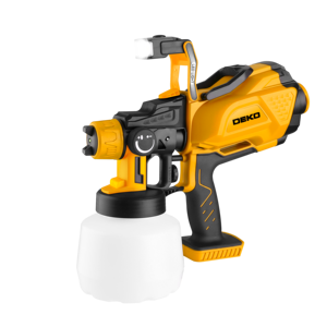Súng phun không dây DEKO DKSG20K3Y 20V 1200ml, dụng cụ bán buôn, công suất cao, đa chức năng, cầm tay (chỉ thân máy) - Product Image 1