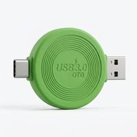 USB Flash Drive Bentuk Kartun Custom 2.0 OTG 4GB 8GB 16GB 32GB 64GB USB 3.0 dengan Cover Karet PVC, Hadiah Promosi