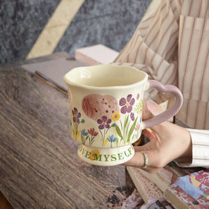 แก้วเซรามิกดีไซน์การ์ตูนสุดหรู คุณภาพสูง ใช้กับไมโครเวฟและเครื่องล้างจานได้ ใช้ซ้ำได้ เหมาะสำหรับเป็นของขวัญและในโอกาสต่างๆ - Product Image 3