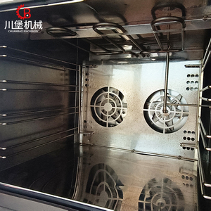 Estufa de circulación de aire caliente de cuatro paneles electrónicos Top 4 bandejas Horno de pan de convección eléctrico 220V <span class=keywords><strong>Mini</strong></span> multifunción - Product Image 5