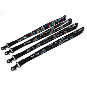 Bán buôn OEM thăng hoa <span class=keywords><strong>Polyester</strong></span> đồng bằng giá rẻ Cá nhân hoá tùy chỉnh logo in dây buộc - Product Image 6