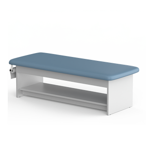 <span class=keywords><strong>Table</strong></span> d'<span class=keywords><strong>examen</strong></span> pédiatrique manuelle Clinic4-0010LH pour hôpital, avec étagère, en cuir et bois, multifonction, garantie 2 ans - Product Image 2