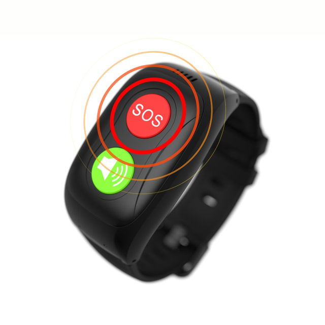 Elderly SOS GPS Smartwatch with Fall Detection 2-Way Call Heart Rate Health Tracking Watch Advanced Elderly Smartwatch
