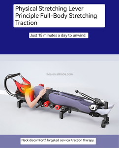 Alat Traksi Ekstensi Lumbar Portabel untuk Peregangan Leher dan Tubuh, Ekstensi Tempat Tidur untuk Pinggang dan Kaki, Dapat Diperpanjang untuk Tulang Belakang Serviks - Product Image 2