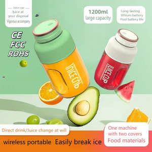 Vaso Exprimidor Portátil Eléctrico Inalámbrico Pequeño para el Hogar, Vaso Exprimidor de Frutas para Estudiantes, Gran Capacidad, Tipo Cubo, para la Escuela y el Hogar - Product Image 2