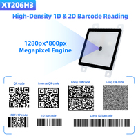 Modul Pemindai Barcode Terintegrasi Tegangan Lebar 5V 12V 24V Pabrik Cina USB TTL RS232 untuk Integrasi Daya OEM Langsung XT206H3