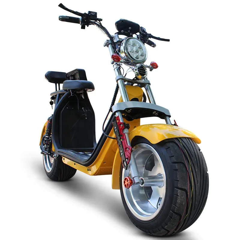 EEC COC klasik sıcak satış 2 tekerlekli elektrikli Scooter Citycoco 1500w 3000w ucuz fiyat motosiklet