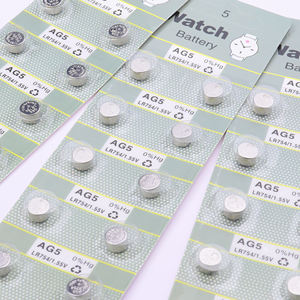 AG10แบตเตอรี่0% HG PB AG12 <span class=keywords><strong>AG13</strong></span> AG3 AG1 AG5ถ่านกระดุมแบบอัลคาไลน์แบบใช้แล้วทิ้ง LR754 AG5 - Product Image 2