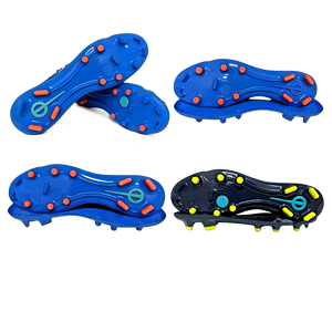 Semelle de chaussure de sport d'extérieur pour hommes Kezhi en gros, personnalisée, légère, en TPU TPR, durable, antidérapante, résistante à l'eau, pour le football - Product Image 5