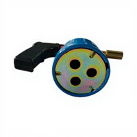 Torche de soudage compacte à gaz portable DB 617016 avec interrupteur unique, construction en acier pour soudage général, compatible avec bouteille de gaz