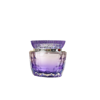 Contenant de luxe MS PS pour crème pour le visage 50g 20g 30g bouchon dôme rond forme de dune bouteille de pot de crème surface mate