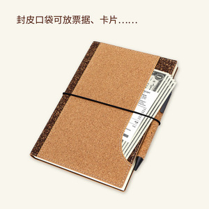 Cahier <span class=keywords><strong>de</strong></span> notes <span class=keywords><strong>de</strong></span> café recyclé en cuir PU avec logo <span class=keywords><strong>de</strong></span> produits <span class=keywords><strong>de</strong></span> bureau Cahier <span class=keywords><strong>de</strong></span> journal ligné pour cadeaux - Product Image 3