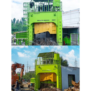 Ciseaux étagés multi-couteaux ferraille déchets d'acier portique équipement hydraulique Machine moulage à un coup 800-C - Product Image 3