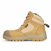 Chaussures de sécurité AIMVVSEC en daim avec embout en acier, imperméables, antidérapantes, semelle extérieure en PU, bottes de travail pour la construction, printemps-automne