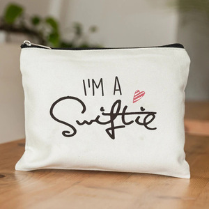 Bolsa <span class=keywords><strong>de</strong></span> Maquillaje Cosmética Grande con Cierre, Diseño Personalizado en Lona con Patrón Sólido, a la Moda y en Oferta - Product Image 4