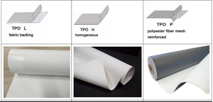 TPO Toiture sur le dessus Toiture TPO Membrane d'étanchéité de toiture auto-adhésive construction de maison feuille imperméable - Product Image 3