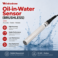 Capteur en ligne sans balais pour la détection précoce de la pollution par l'huile dans l'eau, 0~50ppb ou 0~15ppm, fluorescence UV, RS485 MODBUS