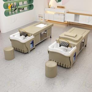 Thái đầu spa nằm xuống rửa tóc ghế salon điện Pedicure Massage dầu gội đầu bảng giường với nước lưu thông hấp - Product Image 3