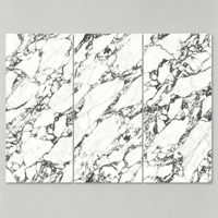 Carreaux de sol modernes en porcelaine polie brillante avec texture imitation mur de briques pour salon et couloir