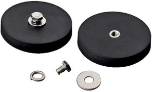 Loquet de porte magnétique, à Base magnétique, porte-outil mural avec trou sur le dessus, 20 pièces, 60kg 80kg, robuste et résistant - Product Image 5