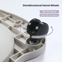 Patinete Sensorial 3 en 1 para Niños, Tabla de Equilibrio para Niños Pequeños, Juguete de Movimiento para Interiores, Entrenamiento de Motricidad Global, Juguetes de Coordinación para Niños Pequeños