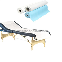 Drap de lit jetable en non-tissé Spunlace pour salon médical, hôtel, lit de massage