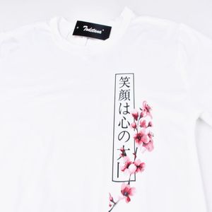 Camiseta al por Mayor de Alta Calidad con Estampado Gráfico de Sakura, Espada Japonesa, Yin Yang y Pez Koi, Unisex, 100% Poliéster, Estilo Casual Urbano - Product Image 6