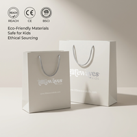 Bolsas de Papel Reutilizables Ecológicas Personalizadas con Logotipo Personalizado para Regalos y Uso en Exteriores