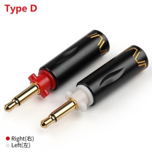 2 adet/çift 3.5mm Mono Fiş Altın Kaplama 3.5 mm 2 Kutuplu Fişler <span class=keywords><strong>Final</strong></span> D8000 D8000PRO SONOROUS <span class=keywords><strong>VIII</strong></span> - Product Image 5