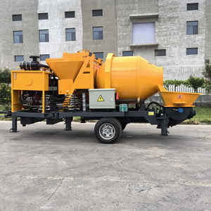 Máquina de bomba mezcladora de hormigón con motor diésel JBS40 Máquina de bomba de hormigón para proyectos de construcción - Product Image 5