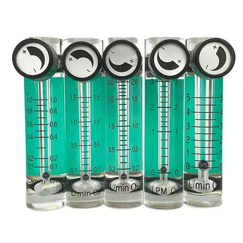 O2 Rotameter Portable Acrylic Air Flow Meter Oxygen Cylinder Concentrator Rotameter ...