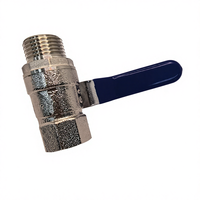 Vanne à boisseau sphérique forgée en fer à pression moyenne, double filetage interne, commande manuelle, pour contrôle des fluides, DN15-DN50, personnalisable OEM