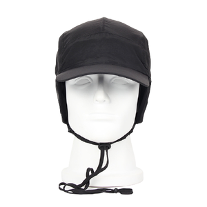 Hat 5 Bảng Điều Chỉnh Biểu Tượng Tùy Chỉnh Mùa Đông Ấm Skull Cap Ngoài Trời Windproof Nylon Bên Ngoài Lông Cừu Lót Earflap Hat Với Visor - Product Image 3