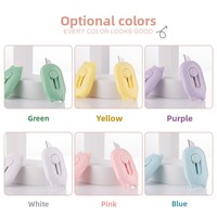 Mini dessin animé couteau utilitaire pratique haute valeur bricolage artisanat coupe-papier personnalisable bureau paquet ouvre-boîte en gros