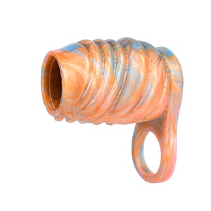 NNSX Multi Color Dragon Hollow <b>Dildo</b> Penis Sheath Flexible Cock Extender Sleeve Men's Enlargement Sex Toys Penis Extender - Product Image 6