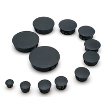 Bouchons anti-poussière plats ronds en nylon PA66 de 10 mm, 14 mm, 16 mm, 30 mm
