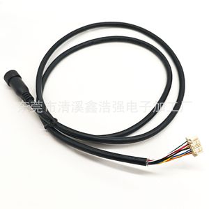 Customizable M12 Waterproof Connector <b>Power</b> <b>Cable</b> IP65 12V PVC Insulation Wire Harness Extension - Product Image 5