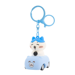 Llavero Japonés Adorable Estilo Anime, Figura 3D de Chiikawa, Coche de Juguete Usagi <span class=keywords><strong>Hachiware</strong></span>, Colgante para Mochila de Estudiante, Regalo de Dibujos Animados - Product Image 2