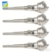 Sensor Termowell Termokopel 4 Kawat Laiyuan PT1000 PT100 OHM dengan Thermowell