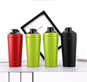 Bouteille shaker portable en acier inoxydable pour <span class=keywords><strong>le</strong></span> voyage, la randonnée, <span class=keywords><strong>le</strong></span> camping, les sports de plein air, avec marqueur – Vente en gros - Product Image 1