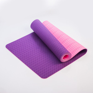 Thảm tập <span class=keywords><strong>Yoga</strong></span> <span class=keywords><strong>TPE</strong></span> tiêu chuẩn 6mm hai lớp cao cấp - Có thể tùy chỉnh thương hiệu, nhẹ, chống rách, dành cho người mới bắt đầu, du lịch, phòng tập thể dục, thể hình, 1200g - Product Image 3